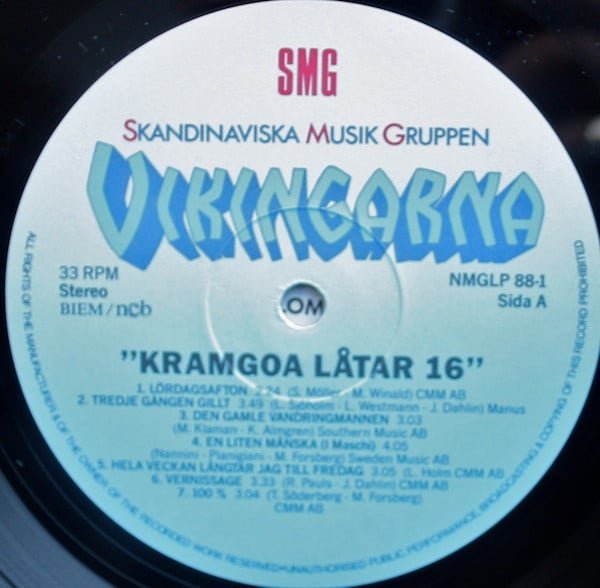 Vikingarna – Kramgoa Låtar 16