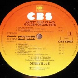 Denny Blue – Plays Golden Organ Hits