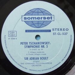 Tchaikovsky, Sir Adrian Boult, The London Philharmonic Orchestra, Tchaikovsky 5th Symphony