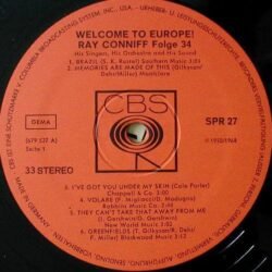 Ray Conniff, His Singers - His Orchestra - His Sound – Welcome To Europe