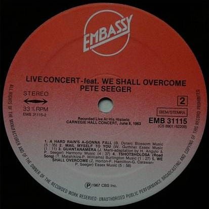 Pete Seeger – Live Concert