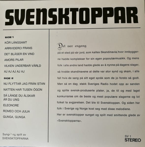 Svensktopparna – Svensktoppar