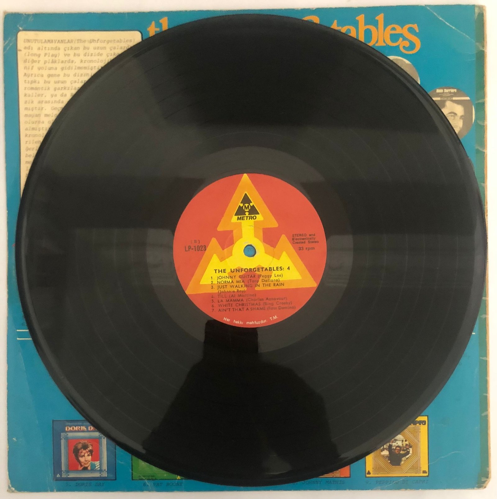 The Unforgetables / Unutulmayanlar Dizisi: 4 Lp Plak
