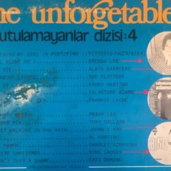 The Unforgetables / Unutulmayanlar Dizisi: 4 Lp Plak