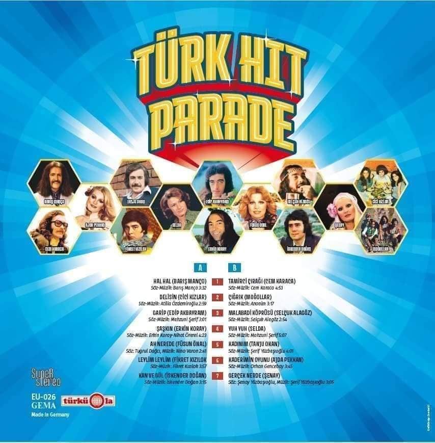 Türk Hit Parade Aranjmanlar 2021 Almanya türküola LP