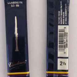 Vandoren CR101 Classic Sib - Bb Klarnet Kamışı (2,5 Numara) 2 Adet