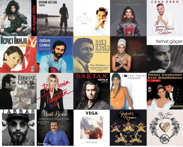 20 Adet Yeni Plak Toplu Satış