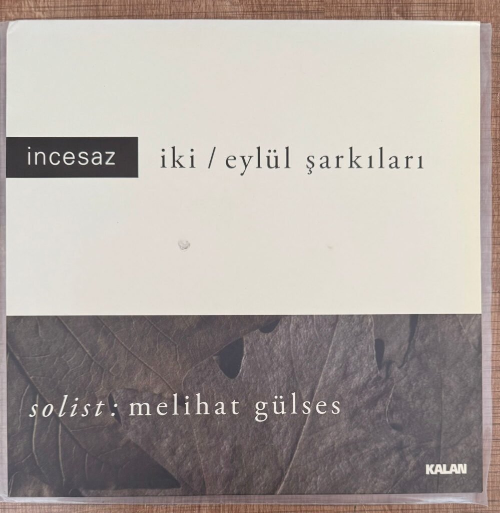 incesaz iki eylül Şarkıları Lp Plak