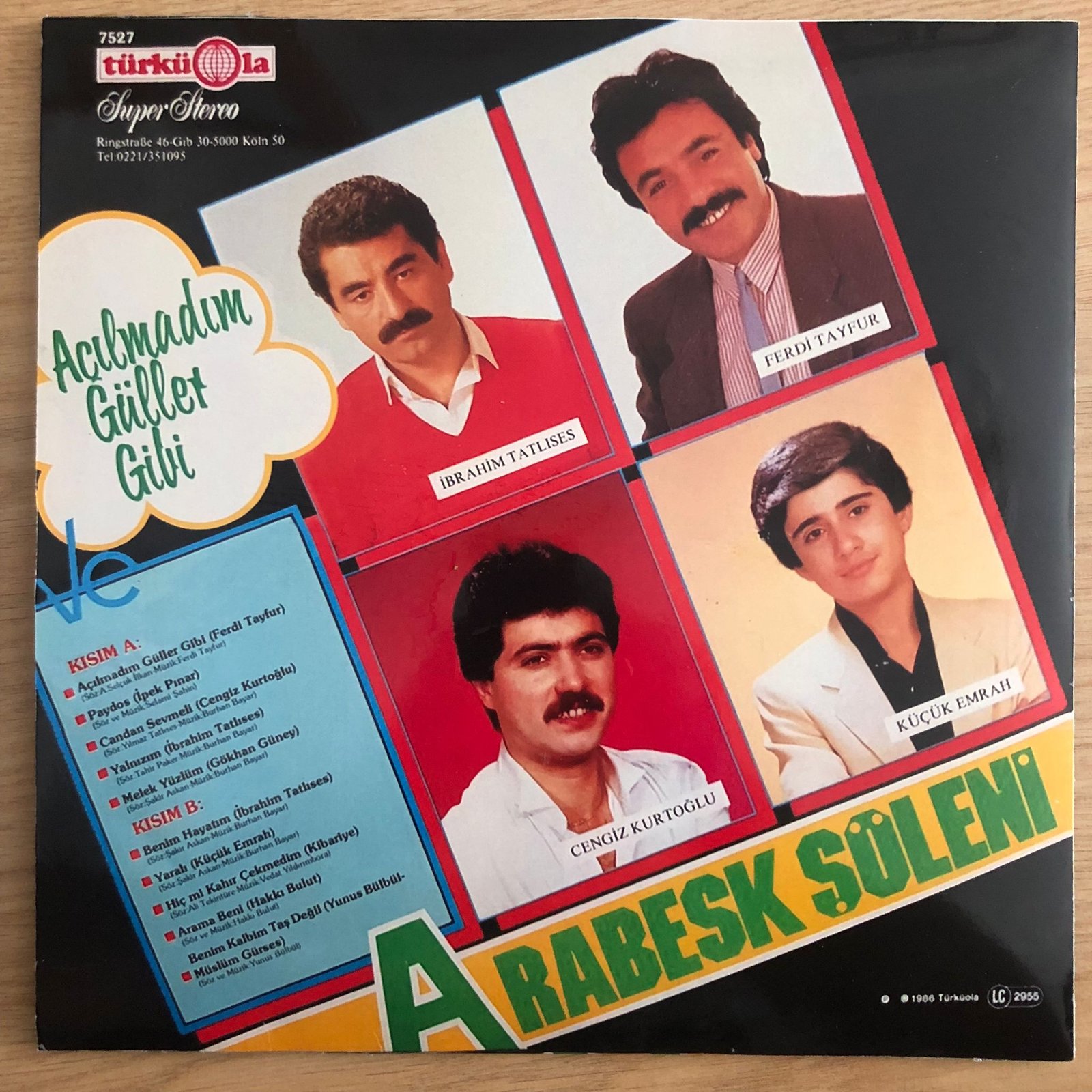 Arabesk Şöleni Plak