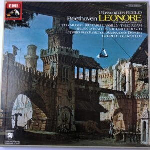 Beethoven - Edda Moser, Richard Cassilly, Theo Adam,  Leonore 3 Lp Plak, LP, Album, Stereo