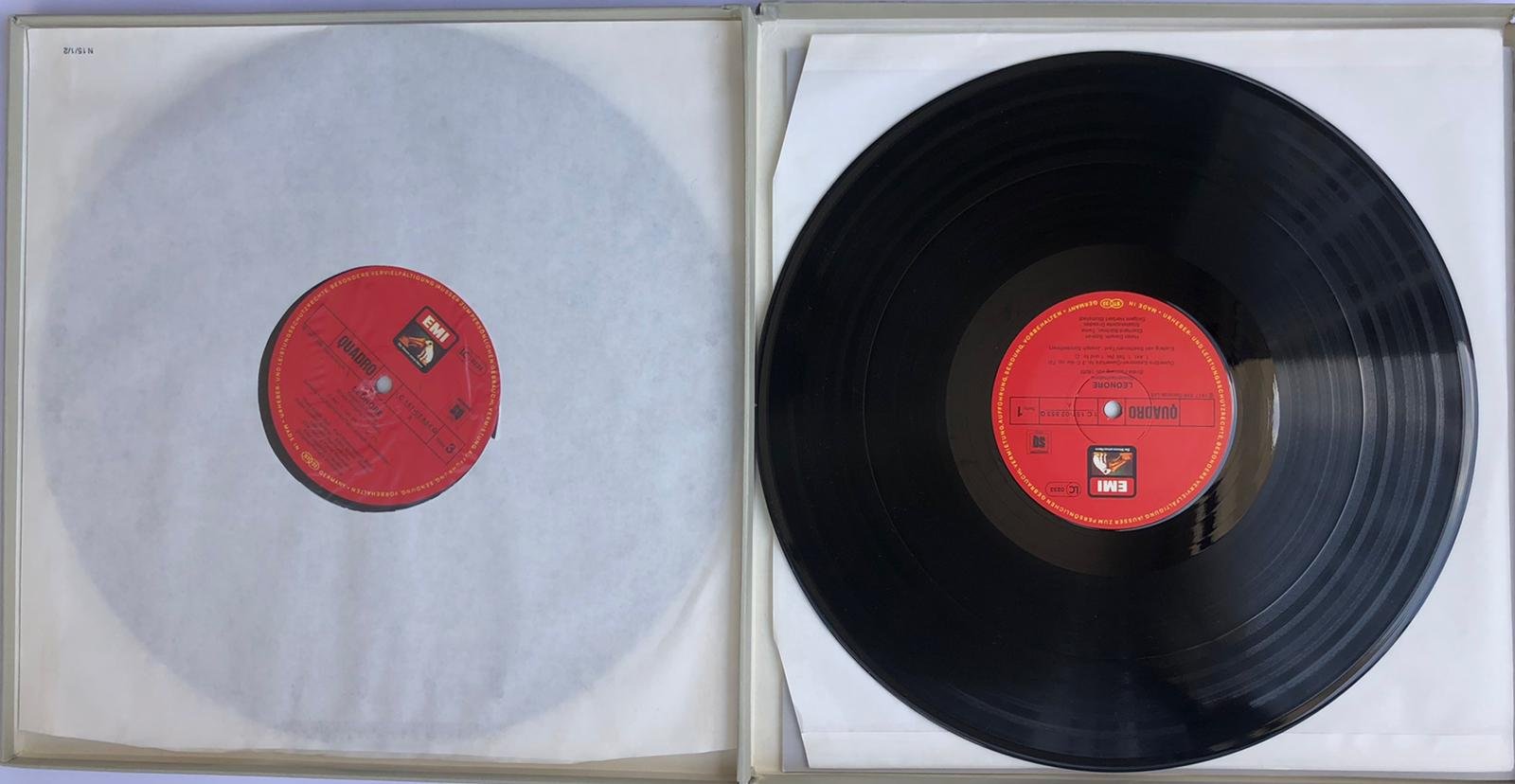 Beethoven - Edda Moser, Richard Cassilly, Theo Adam, Leonore 3 Lp Plak, LP, Album, Stereo