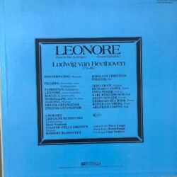 Beethoven - Edda Moser, Richard Cassilly, Theo Adam, Leonore 3 Lp Plak, LP, Album, Stereo