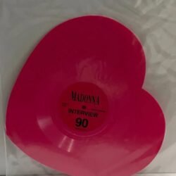 Madonna Interview 90 Pembe Kalp Plak