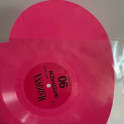 Madonna Interview 90 Pembe Kalp Plak