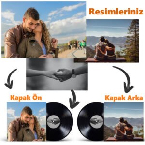 Kişiye Özel 45 lik 4 şarkılı Plak Doldurma
