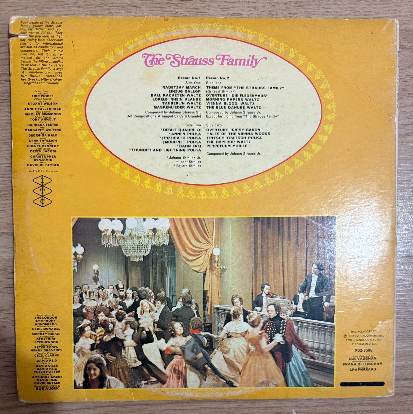 The London Symphony Orchestra The Strauss Family Plak